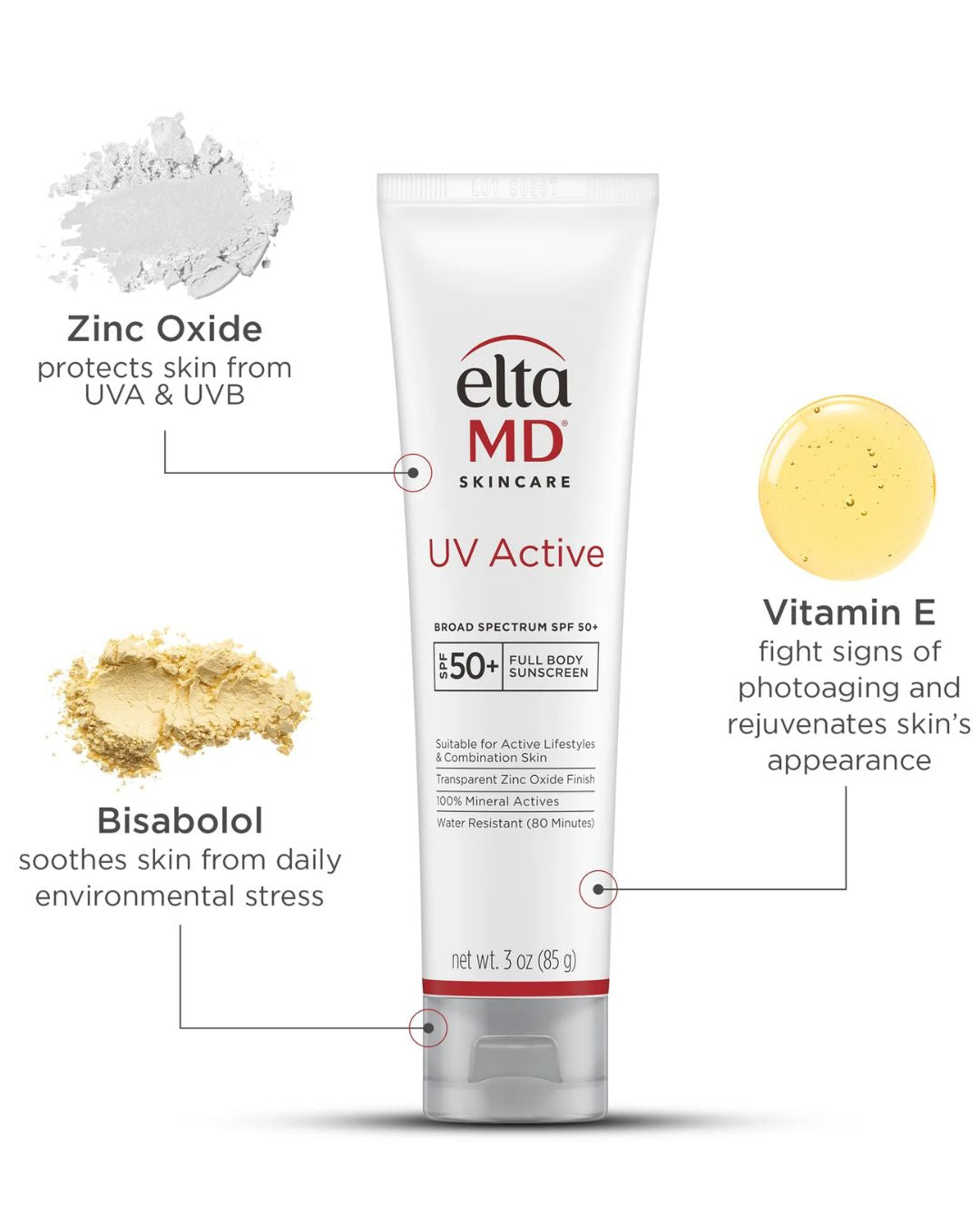 EltaMD UV Active Broad Spectrum SPF50 Full Body Sunscreen